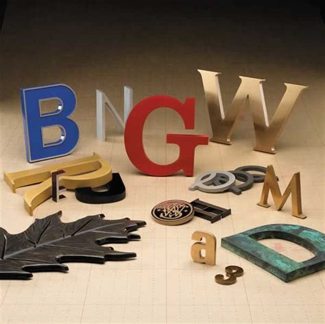 Cast Metal Letters | Signs of All Kinds LLC