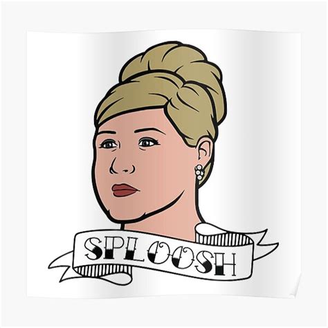 "Pam Poovey - Sploosh Tattoo" Poster for Sale by CloakAndDaggers ...