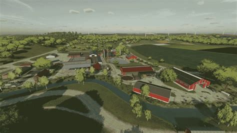 THE RED FARM ON ELMCREEK V3.0 (only base map) FS22 Mod | Farming Simulator 22 Mod