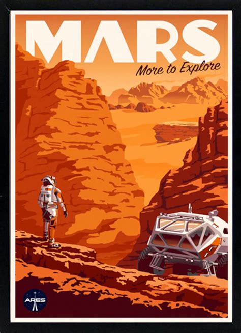 The Martian Movie Poster Framed - Etsy