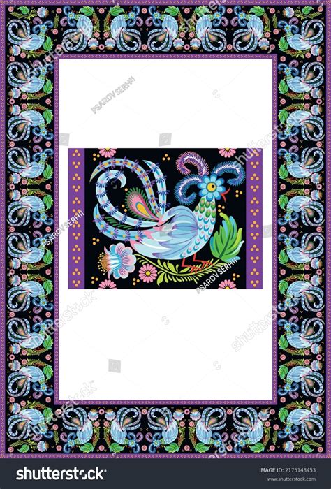 Petrykivka Painting Traditional Ukrainian Painting Floral Stock Vector ...