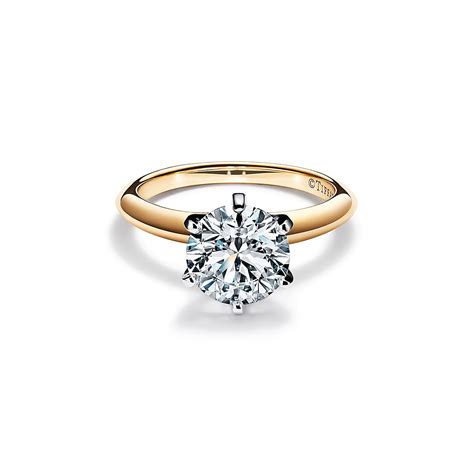 The Tiffany® Setting in 18k yellow gold: world's most iconic engagement ring. | Tiffany & Co ...