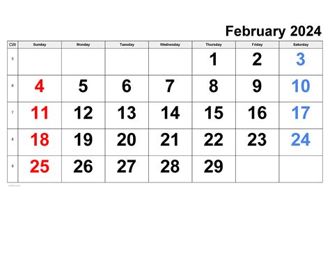 February 2024 Calendar Excel Best Latest Incredible - School Calendar Dates 2024