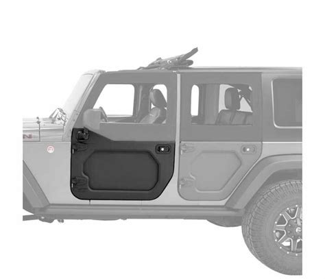 Bestop Core Doors - Front - Driver and Passenger Side - Qty 2 Bestop Jeep Doors B51730-01