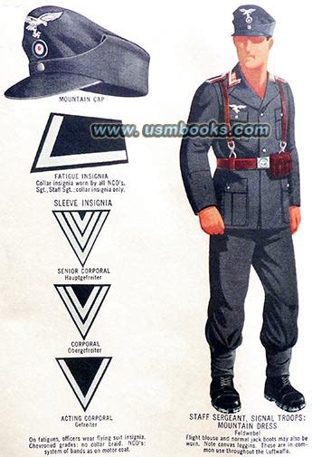 Luftwaffe Uniforms, 1944 Newsmap for the Armed Forces