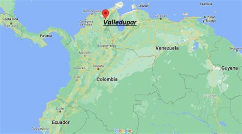 ¿Dónde está Valledupar? Mapa Valledupar - ¿Dónde está la ciudad?