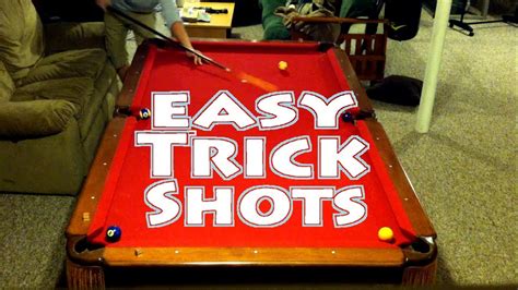 Easy Pool Trick Shots - Beginner Level - YouTube