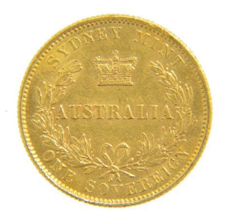 Australian gold sovereign 1870 - Jethro Marles