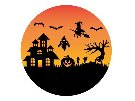 Halloween Silhouette Background 12520962 PNG