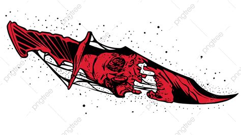 Killer Knife Vector Png Images Knife Dagger Skull Kil - vrogue.co