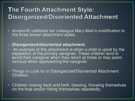 Mary Ainsworth Attachment Theory