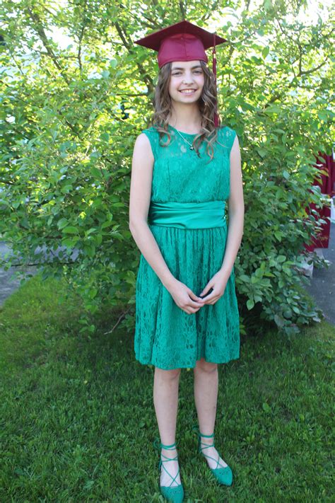 My Grade 8 Graduation Dress! My mom made it!