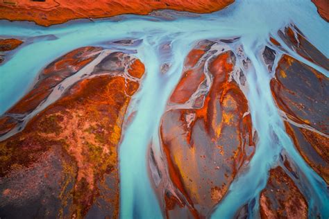 Stunning Abstract Aerial Landscape Photos of Iceland