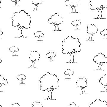 Watercolor Tree Branch Seamless Pattern Watercolor Paint Template Vector, Watercolor, Paint ...