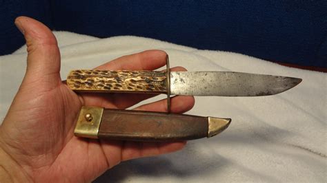 ~*~ESTATE FIND~*~ ANTIQUE KNIFE FIGHTING KNIFE BOOT KNIFE #2 -- Antique Price Guide Details Page