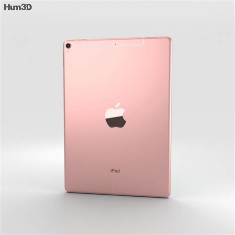 Apple iPad Pro 10.5-inch (2017) Cellular Rose Gold 3D model ...