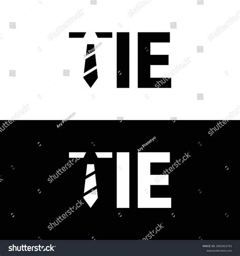 Black White Ties Logo Concept Brand Stock Vector (Royalty Free) 2062922741 | Shutterstock