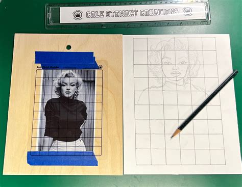 Transparent Drawing Grid Overlay - Etsy