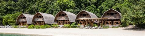 This tiny bamboo hut resort is built on a remote Vietnamese beach