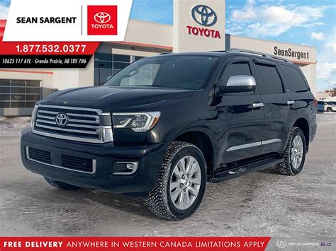 Certified Pre-Owned 2019 Toyota Sequoia Platinum SUV in Grande Prairie ...