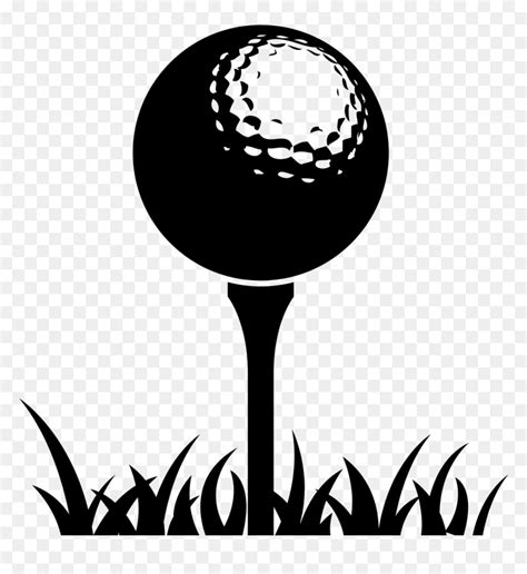 Golf Balls Golf Course Golf Tees - Golf Ball On Tee Clipart, HD Png ...