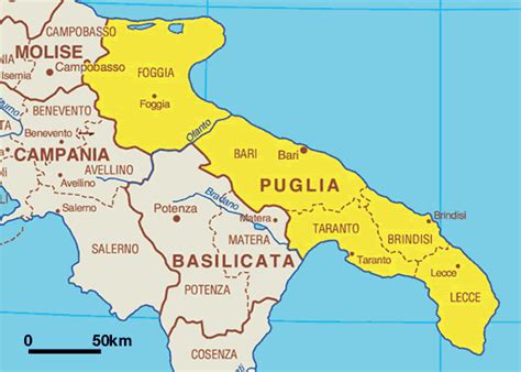 mapa da regiao de puglia - Pesquisa Google | Apulia, Fotografías de ...