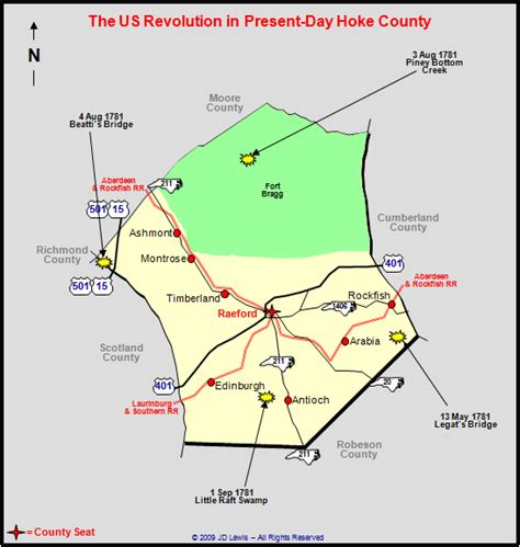 The American Revolution in North Carolina - Hoke County