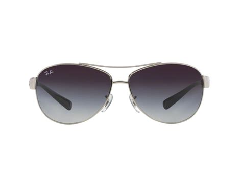 sunglasses Ray Ban metal RB3386 silver grey gradient 003/0.3oz | eBay