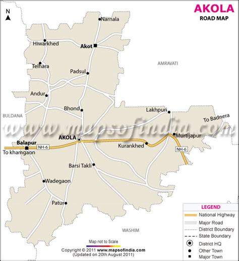 Akola Road Map