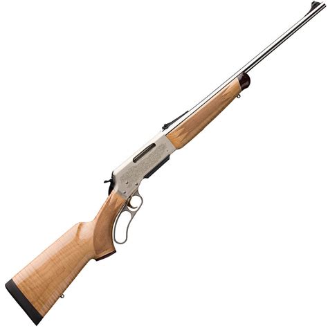 Browning BLR White Gold Medallion Maple/Nickel/Black Lever Action Rifle - 30-06 Springfield ...