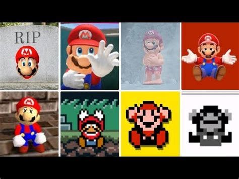 Evolution of MARIO DEATH ANIMATION EVER & Game Over Screens (1981-2023) - YouTube