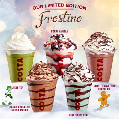 Costa Coffee has nice Frostinos to match your festive and chill holiday ...