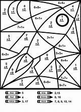 Math Coloring Page sketch template