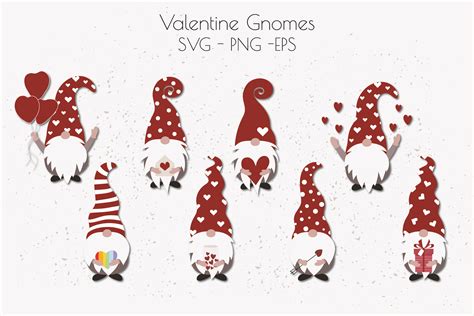 Valentine Gnome SVG,Valentines SVG,Gnome SVG,Cute Valentines svg ...