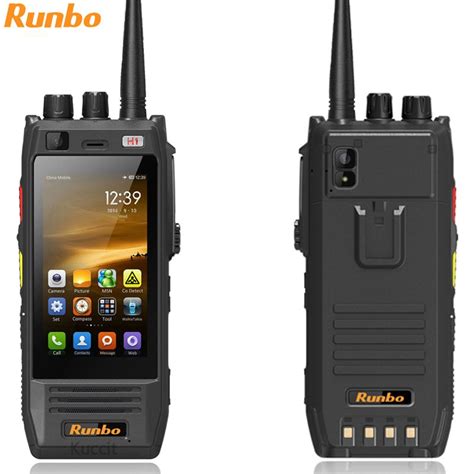 Original Runbo H1 IP67 resistente impermeable teléfono Android DMR ...