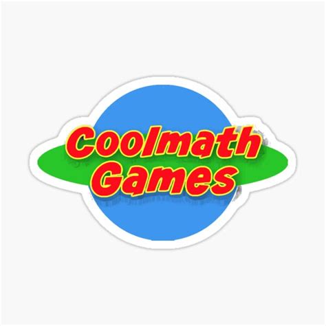 "Coolmath planet logo" Sticker for Sale by Ahronovitz | Redbubble