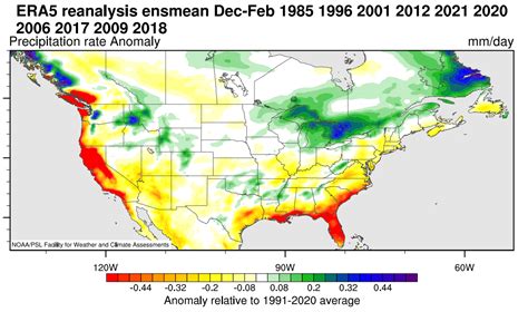 Mid-Winter Snowfall Predictions: New seasonal Forecast for the United ...