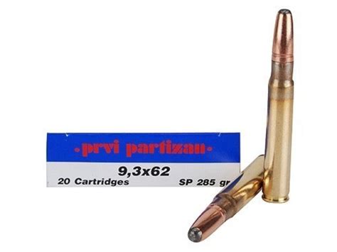 Prvi Partizan PPU Ammunition 9.3x62 Mauser 285 Grain Soft Point (20pk) – Rebel Gun Works