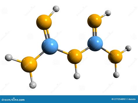 3D Image of Biguanide Skeletal Formula Stock Illustration ...