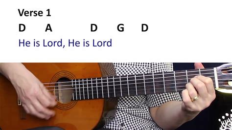 He is Lord ~ 🎶 play-along hymns for family devotions with chords - YouTube