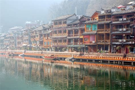 Premium Photo | Fenghuang ancient town china