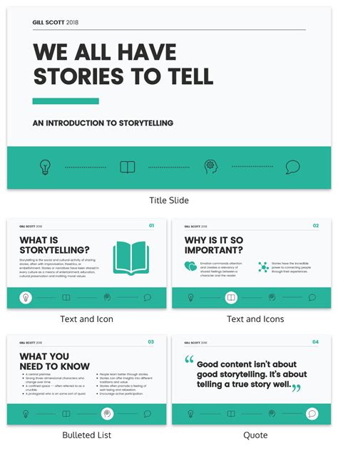 Storytelling Business Presentation | Business storytelling, Business presentation templates ...