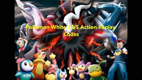 Pokemon White 2 US Action Replay Codes - YouTube