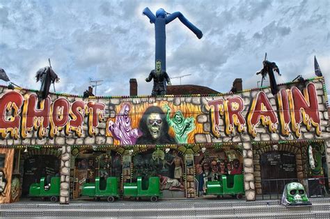 Ghost Train Ride | Haunted house attractions, Image fun, Fair rides