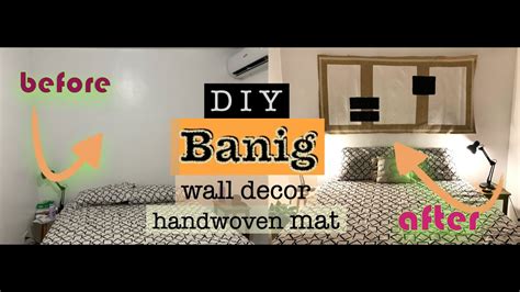 DIY // Banig // wall decor // Handwoven Mat - YouTube