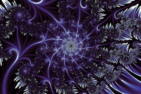 Beautiful Zoom into the Infinite Mathematical Mandelbrot Set Fractal Stock Illustration ...