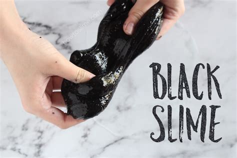 How to Make Black Slime | How to Slime