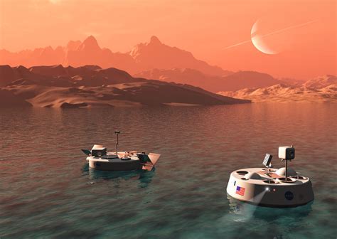 Titan's Lakes are Nice and Calm. The Perfect Spot for a Landing - Universe Today