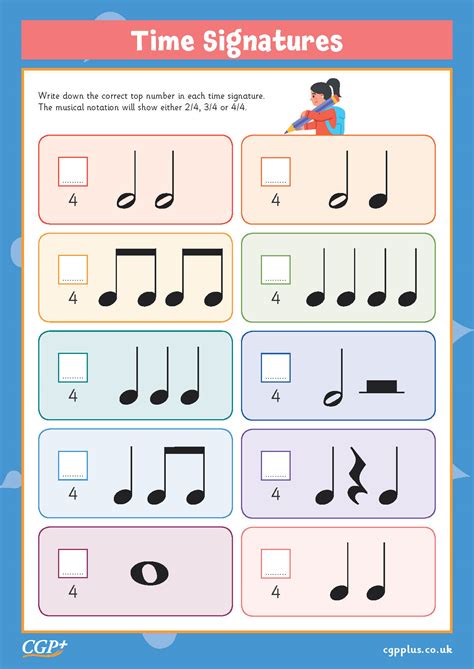 Time Signatures — Jot the Top Number (Years 5-6) | CGP Plus