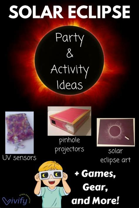 Solar Eclipse Party and Activities — Vivify STEM | Eclipse party, Solar eclipse activity, Solar ...